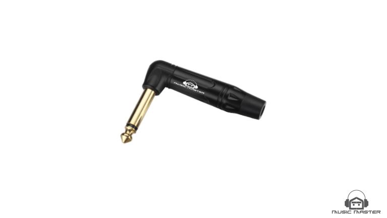 Jack konektor 6,3mm banana QTR63G Music master