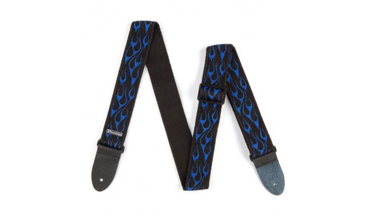 Dunlop D38-11BL Flambe Blue Kaiš za gitaru