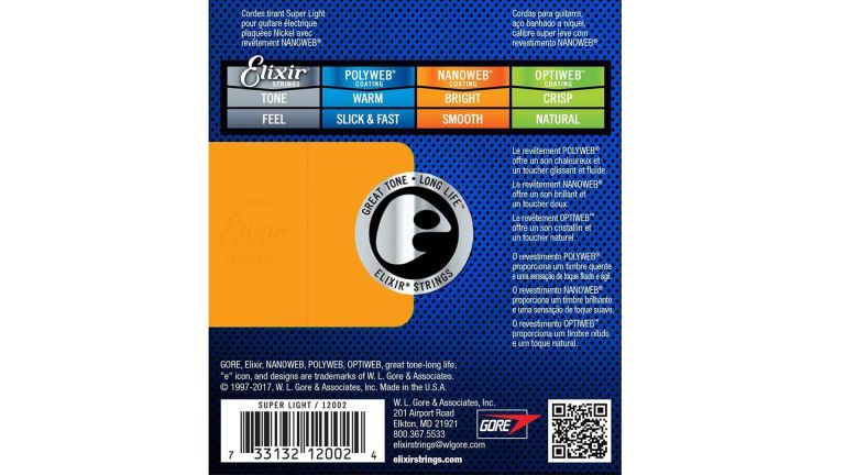 Elixir 12002 Super Light 009-042 Žice
