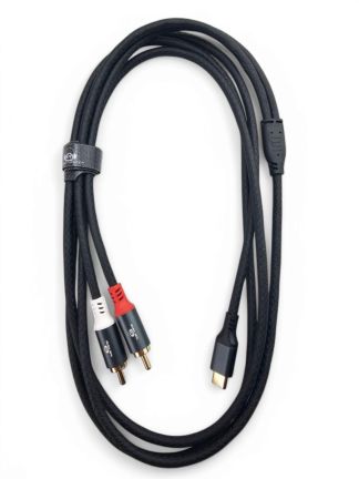 Audio kabal USB-C na 2 komada RCA dužine 2m 