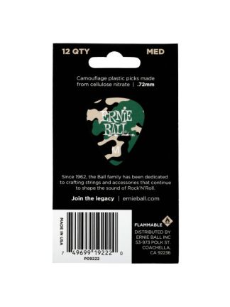 Ernie Ball 9222 Camouflage Cellulose trzalice