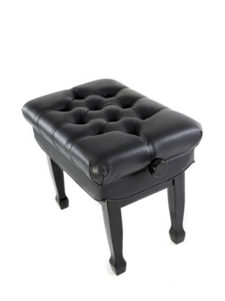 Flight DELUXE FBKGD-1 Black Klavirska stolica