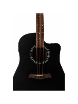 Flight D-175CE BLK ozvučena gitara
