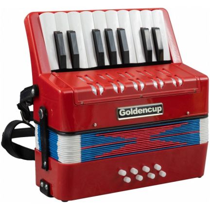 Goldencup JP1708 17 Red Dečija harmonika