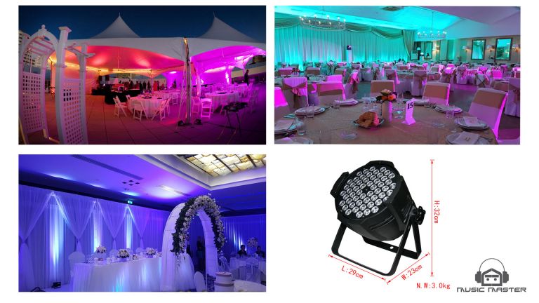 Master Light ML162 Led Par 54*3w
